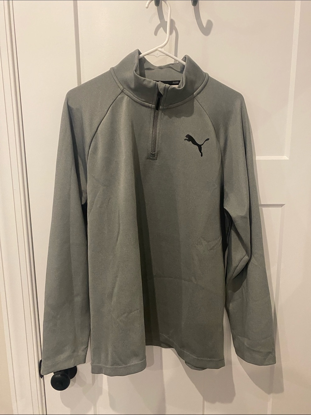 Puma Gray Quarter-Zip Pullover